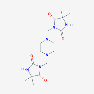 Hydantoin, 3,3'-(1,4-piperazinediyldimethylene)bis(5,5-dimethyl-