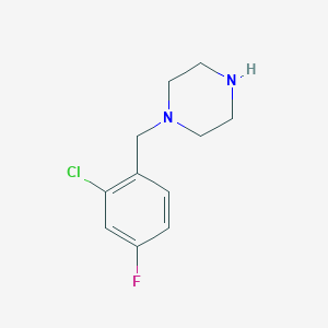 1-(2-Chloro-4-fluorobenzyl)piperazine