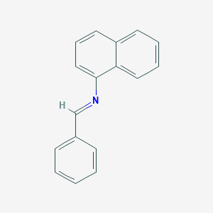 B188219 N-(1-naphthyl)-N-(phenylmethylene)amine CAS No. 890-51-7