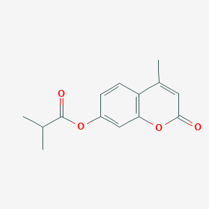 4-methyl-2-oxo-2H-chromen-7-yl 2-methylpropanoate