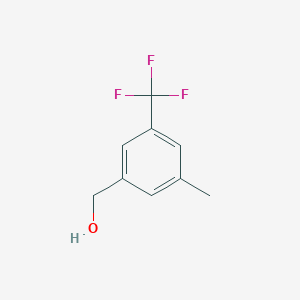 molecular formula C9H9F3O B188227 3-Methyl-5-(trifluoromethyl)benzyl alcohol CAS No. 116070-38-3