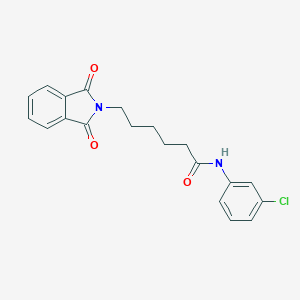molecular formula C20H19ClN2O3 B188231 N-(3-Chlorophenyl)-6-(1,3-dioxo-1,3-dihydro-2H-isoindol-2-yl)hexanamide CAS No. 59472-08-1