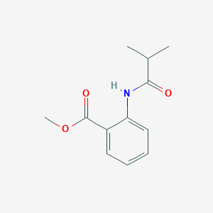 molecular formula C12H15NO3 B188233 Methyl 2-((2-methyl-1-oxopropyl)amino)benzoate CAS No. 38163-38-1