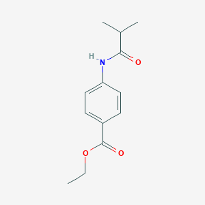 molecular formula C13H17NO3 B188234 Ethyl 4-(2-methylpropanoylamino)benzoate CAS No. 86927-22-2