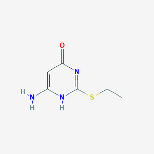 molecular formula C6H9N3OS B188245 6-Amino-2-(ethylthio)-4-pyrimidinol CAS No. 37660-22-3