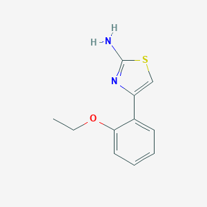 molecular formula C11H12N2OS B188252 4-(2-Ethoxyphenyl)-1,3-thiazol-2-amine CAS No. 383129-54-2