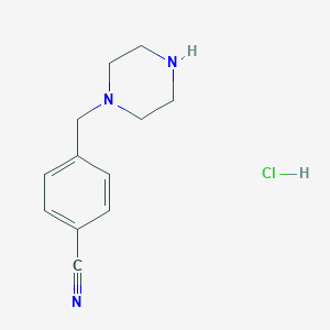 B018826 4-(Piperazin-1-ylmethyl)benzonitrile hydrochloride CAS No. 1158548-82-3