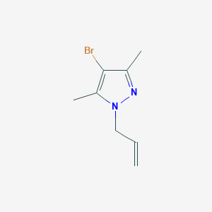 molecular formula C8H11BrN2 B188283 1-allyl-4-bromo-3,5-dimethyl-1H-pyrazole CAS No. 13369-76-1