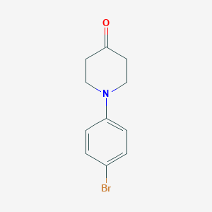 molecular formula C11H12BrNO B188284 1-(4-Bromophenyl)piperidin-4-one CAS No. 154913-23-2