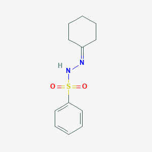molecular formula C18H15ClN2O3 B188289 N-(cyclohexylideneamino)benzenesulfonamide CAS No. 61892-19-1