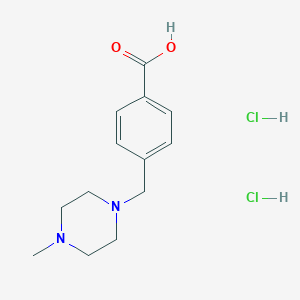 molecular formula C13H20Cl2N2O2 B018829 4-[(4-methylpiperazin-1-yl)methyl]benzoic Acid Dihydrochloride CAS No. 106261-49-8