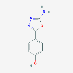 4-(5-Amino-1,3,4-oxadiazol-2-YL)phenol