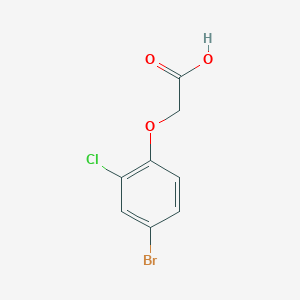 molecular formula C8H6BrClO3 B188331 (4-bromo-2-chlorophenoxy)acetic acid CAS No. 77228-67-2