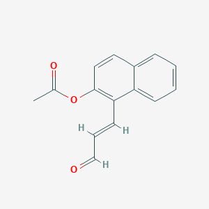 3-(2-(Acetyloxy)-1-naphthalenyl)-2-propenal