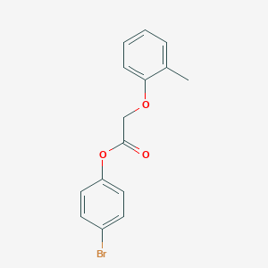 molecular formula C15H13BrO3 B188365 4-Bromophenyl (2-methylphenoxy)acetate CAS No. 62095-47-0
