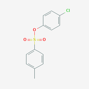 molecular formula C13H11ClO3S B188366 4-Chlorophenyl 4-methylbenzenesulfonate CAS No. 599-89-3