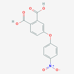 molecular formula C14H9NO7 B188373 4-(4-Nitrophenoxy)phthalic acid CAS No. 26190-11-4