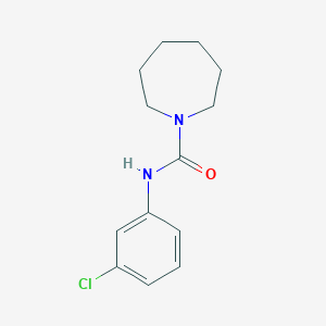 molecular formula C13H17ClN2O B188386 N-(3-chlorophenyl)azepane-1-carboxamide CAS No. 301681-03-8