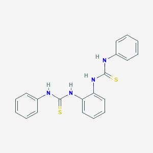 molecular formula C20H18N4S2 B188396 1,2-Bis(3-phenylthioureido)benzene CAS No. 50521-79-4