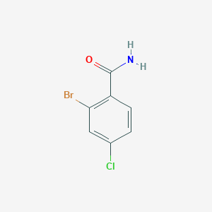 molecular formula C7H5BrClNO B188415 2-Bromo-4-chlorobenzamide CAS No. 131002-01-2