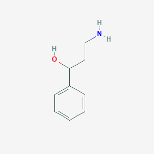 molecular formula C9H13NO B018842 3-Amino-1-phenylpropan-1-ol CAS No. 5053-63-4