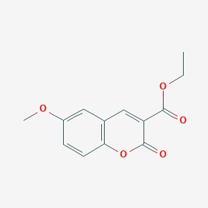 molecular formula C13H12O5 B188430 ethyl 6-methoxy-2-oxo-2H-chromene-3-carboxylate CAS No. 41459-71-6