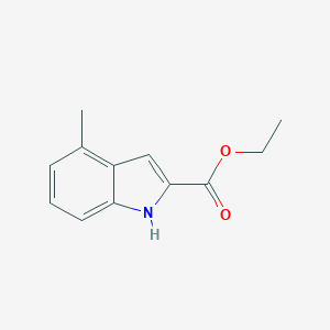 molecular formula C12H13NO2 B188434 Ethyl 4-methyl-1H-indole-2-carboxylate CAS No. 16732-80-2