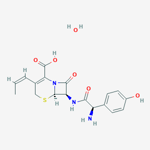 molecular formula C18H21N3O6S B188436 Cefprozil, (Z)- CAS No. 114876-72-1