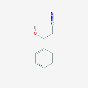 molecular formula C9H9NO B018844 3-Hydroxy-3-phenylpropanenitrile CAS No. 17190-29-3