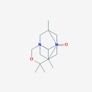 molecular formula C16H26N2O2 B188445 2',2',5,7-Tetramethyl-6-oxospiro(1,3-diazaadamantane-2,4'-tetrahydropyrane) CAS No. 176976-54-8