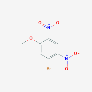 molecular formula C7H5BrN2O5 B188455 1-Bromo-5-methoxy-2,4-dinitrobenzene CAS No. 181995-71-1