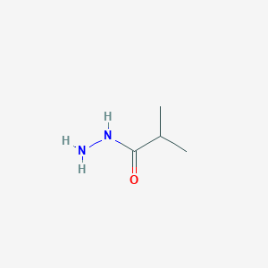 molecular formula C4H10N2O B188460 Isobutyric acid hydrazide CAS No. 3619-17-8