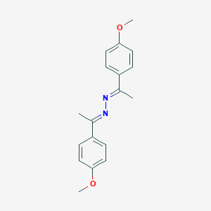 molecular formula C18H20N2O2 B188463 1-(4-Methoxyphenyl)ethanone [1-(4-methoxyphenyl)ethylidene]hydrazone CAS No. 21399-34-8