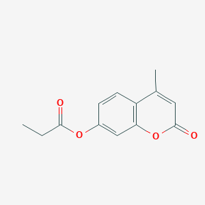 molecular formula C13H12O4 B188472 4-METHYLUMBELLIFERYL PROPIONATE CAS No. 3361-13-5