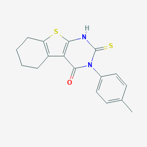 2-Mercapto-3-p-tolyl-5,6,7,8-tetrahydro-3h-benzo[4,5]thieno[2,3-d]pyrimidin-4-one