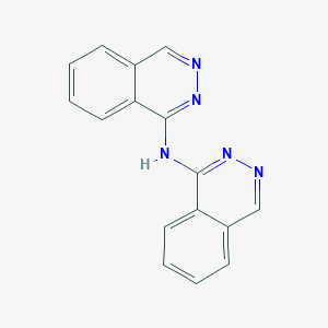 molecular formula C16H11N5 B018849 1,1,-Di(phthalazine-yl)amine CAS No. 103429-70-5