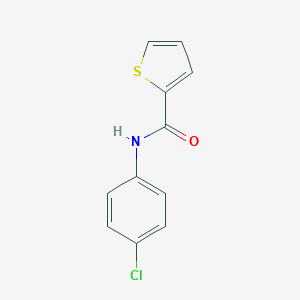 molecular formula C11H8ClNOS B188495 N-(4-chlorophenyl)thiophene-2-carboxamide CAS No. 15950-35-3