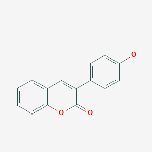 molecular formula C16H12O3 B188508 3-(4-Methoxyphenyl)-2H-chromen-2-one CAS No. 23000-33-1