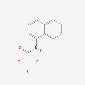 molecular formula C12H8F3NO B188516 2,2,2-trifluoro-N-naphthalen-1-ylacetamide CAS No. 837-78-5