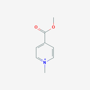 molecular formula C8H10NO2+ B188537 Pyridinium, 4-(methoxycarbonyl)-1-methyl- CAS No. 38117-49-6