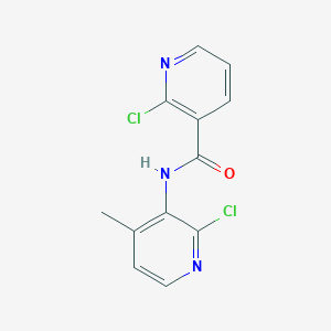 molecular formula C12H9Cl2N3O B018854 2-Chloro-N-(2-chloro-4-methylpyridin-3-yl)nicotinamide CAS No. 133627-46-0