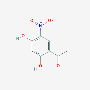 molecular formula C8H7NO5 B188543 1-(2,4-Dihydroxy-5-nitrophenyl)ethanone CAS No. 3328-77-6