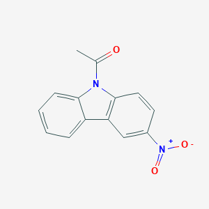 molecular formula C14H10N2O3 B188544 9H-Carbazole, 9-acetyl-3-nitro- CAS No. 89672-04-8