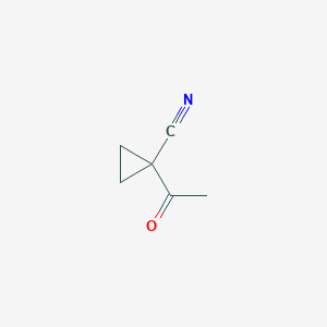 molecular formula C6H7NO B188545 1-Acetylcyclopropane-1-carbonitrile CAS No. 146857-32-1