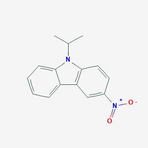 molecular formula C15H14N2O2 B188546 3-nitro-9-isopropyl-9H-carbazole CAS No. 22130-02-5