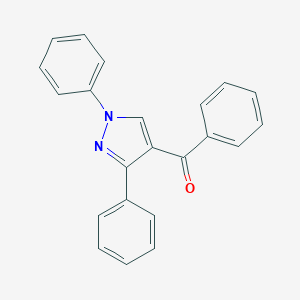molecular formula C22H16N2O B188549 (1,3-diphenyl-1H-pyrazol-4-yl)(phenyl)methanone CAS No. 7189-06-2