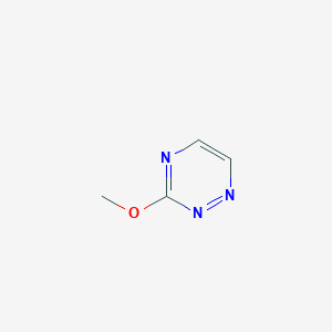 molecular formula C4H5N3O B188551 3-Methoxy-1,2,4-triazine CAS No. 28735-22-0