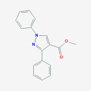 molecular formula C17H14N2O2 B188553 methyl 1,3-diphenyl-1H-pyrazole-4-carboxylate CAS No. 17647-23-3