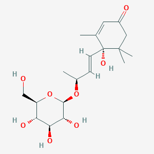molecular formula C19H30O8 B188555 Corchoionoside C CAS No. 185414-25-9