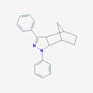 molecular formula C20H20N2 B188556 1,3-Diphenyl-4,7-methano-3a,4,5,6,7,7a-hexahydroindazol CAS No. 23950-38-1